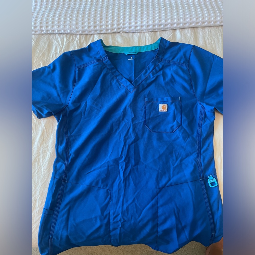 Carhartt Women's Blue Scrub Set